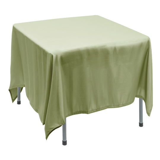 Polyester Square Tablecloth 90” x 90” - Sage
