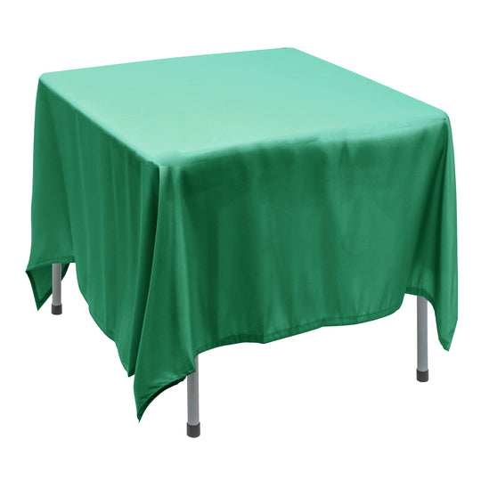 Polyester Square Tablecloth 90” x 90” - Turquoise