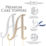 Premium Cake Topper Letter E - Events and Crafts-Events and Crafts