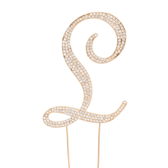 Premium Cake Topper Letter L - Gold