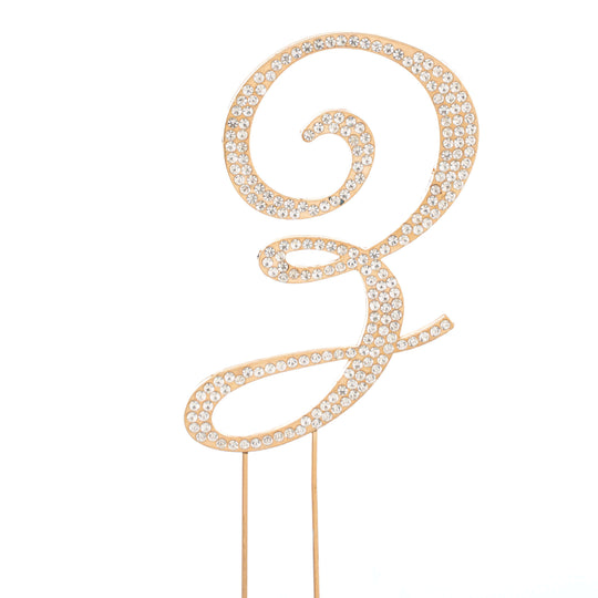 Premium Cake Topper Letter Z - Gold