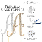 Premium Cake Topper "&" Symbol - Events and Crafts-Events and Crafts