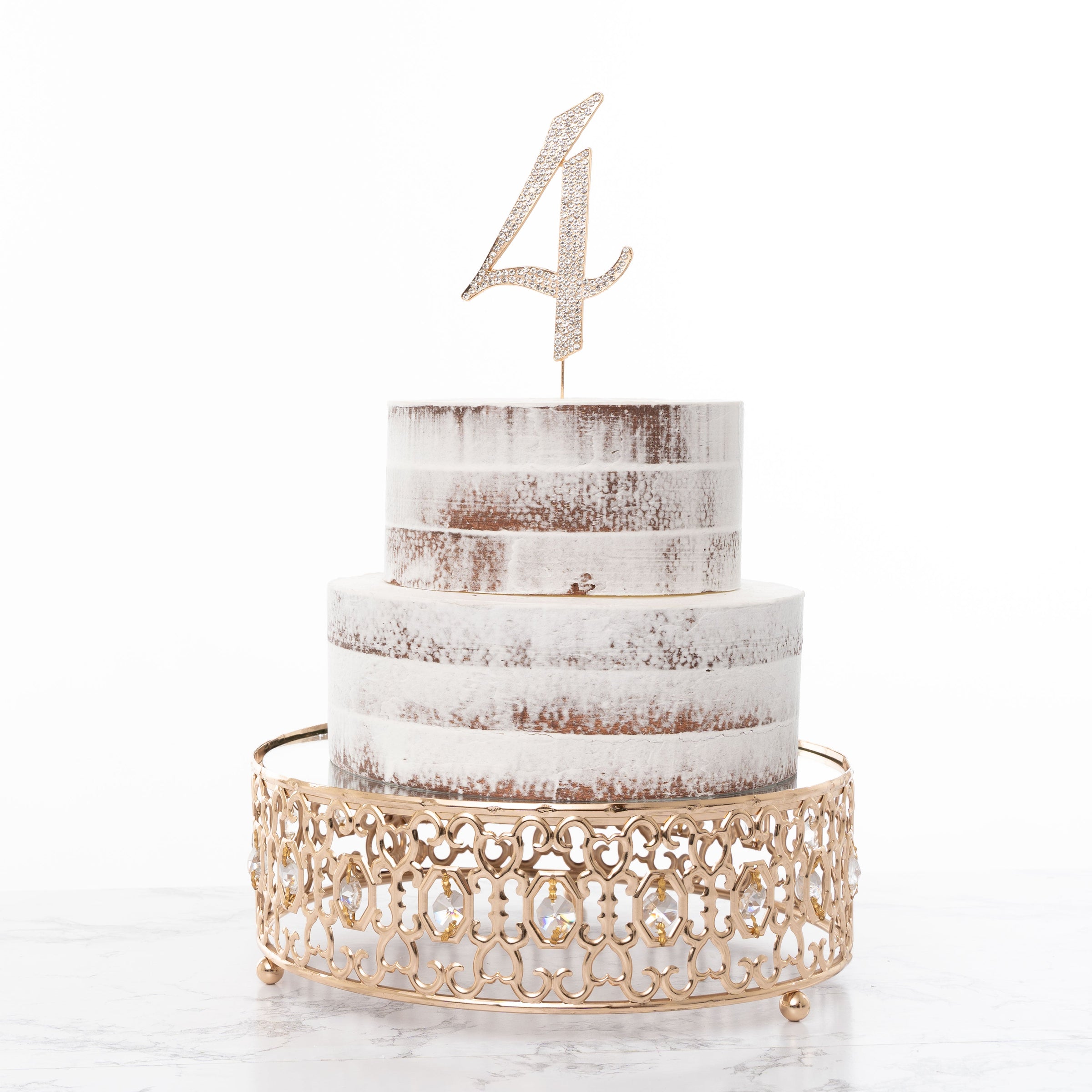 Events and Crafts | Premium Cake Topper Number 5 - Gold