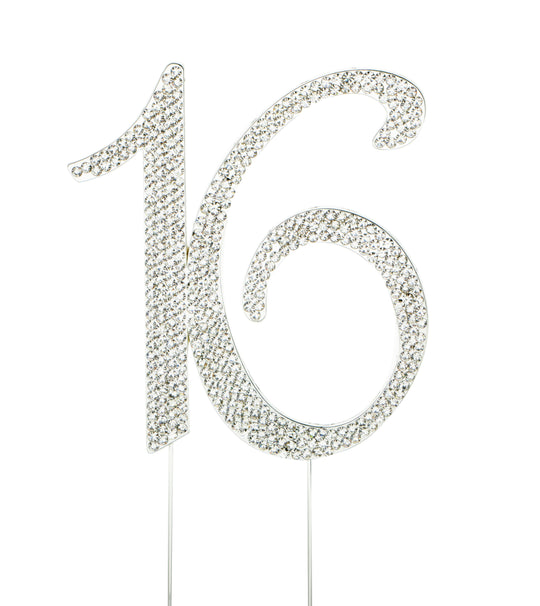 Premium Cake Topper Number 16