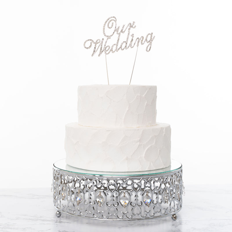 Elegant Our Wedding Cake Topper - Events and Crafts-Events and Crafts