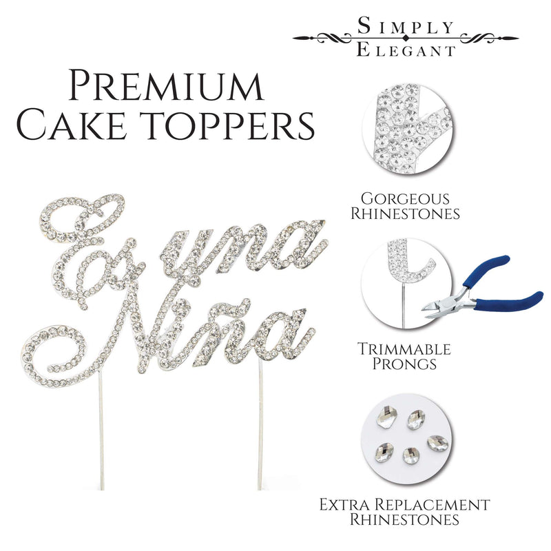 Es Una Nina Cake Topper - Events and Crafts-Events and Crafts