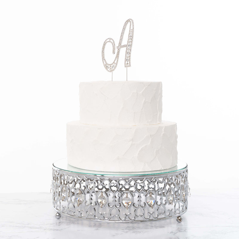 Rhinestone Cake Topper Letter A - Events and Crafts-Events and Crafts