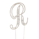 Rhinestone Cake Topper Letter R - Events and Crafts-Events and Crafts