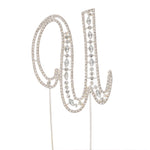 Rhinestone Cake Topper Letter U - Events and Crafts-Events and Crafts