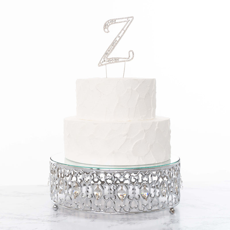 Rhinestone Cake Topper Letter W - Events and Crafts-Events and Crafts