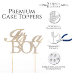 It's a Boy Cake Topper - Events and Crafts-Events and Crafts