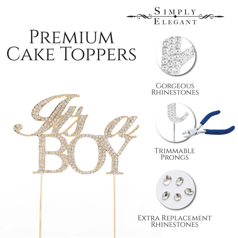 It's a Boy Cake Topper - Events and Crafts-Events and Crafts