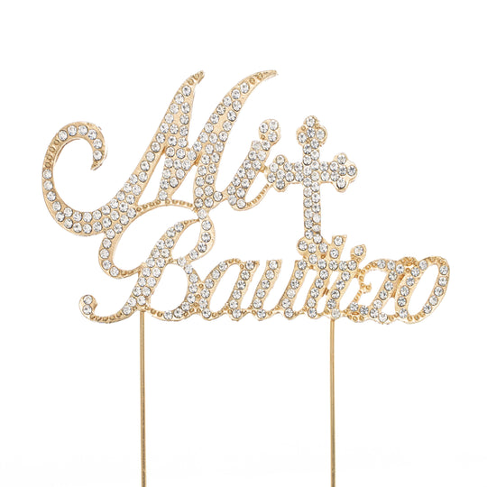 Mi Bautizo Cake Topper - Gold