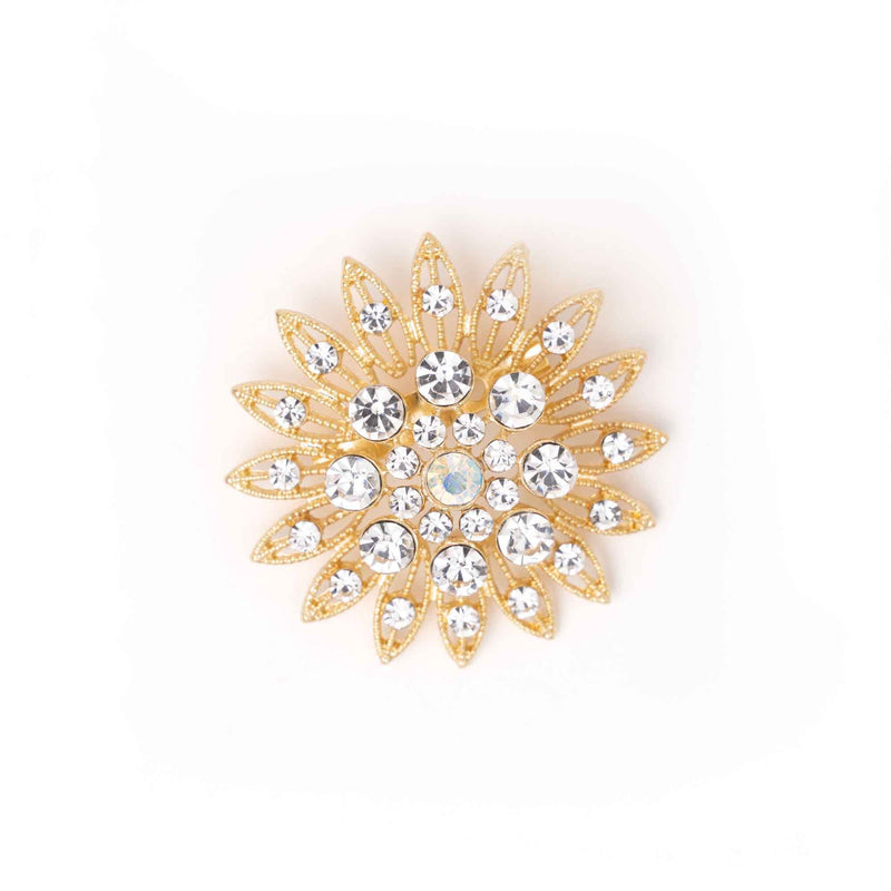 Crystal Starburst Brooch - Events and Crafts-Events and Crafts