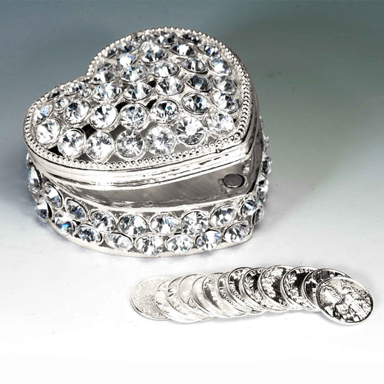 Arras Heart Set Silver