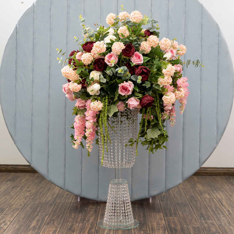 Simply Elegant Crystal Floral Centerpiece - Events and Crafts