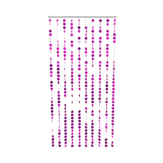 Spangle Curtains 35.5" x 71" - Fuchsia