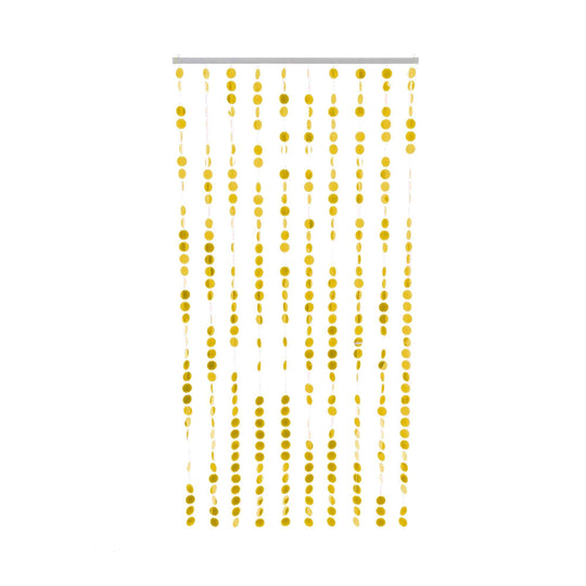 Spangle Curtains 35.5" x 71" - Gold