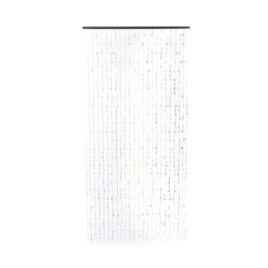 Sequin Curtain - White Iridescent
