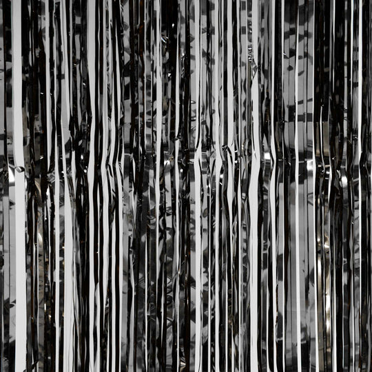 Metallic Backdrop Curtain 36" x 96" - Black