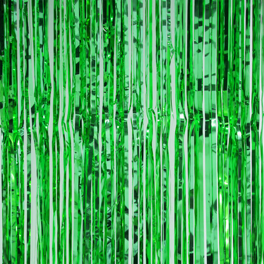 Metallic Backdrop Curtain 36" x 96" - Green
