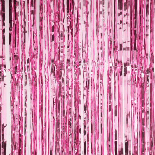 Metallic Backdrop Curtain 36" x 96" - Pink