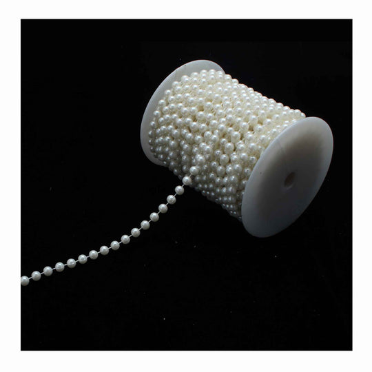 Small Faux Pearl Roll-Ivory