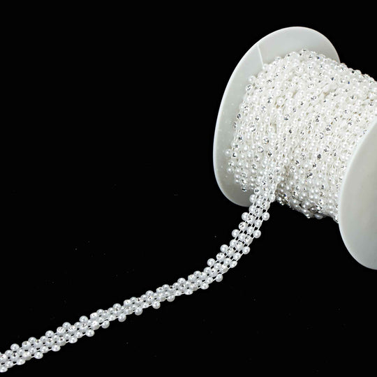 Pearl and Rhinestone Trim
