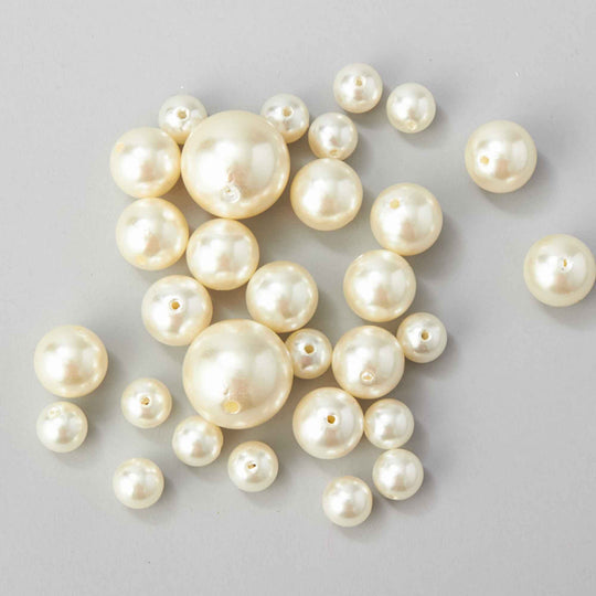 Assorted Pearl Vase Filler-Ivory