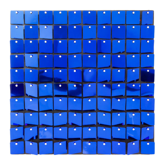 Square Sequin Backdrop Panels with Black Backing-Royal Blue