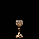 Crystal Ball Candle Holder 9.5" - Events and Crafts-Events and Crafts