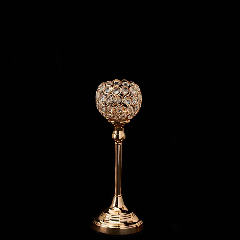Crystal Ball Candle Holder 13" - Events and Crafts-Events and Crafts