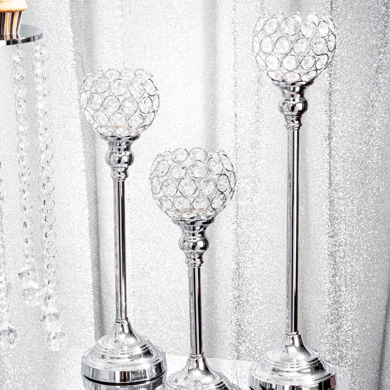 Crystal Ball Candle Holder- Lifestyle