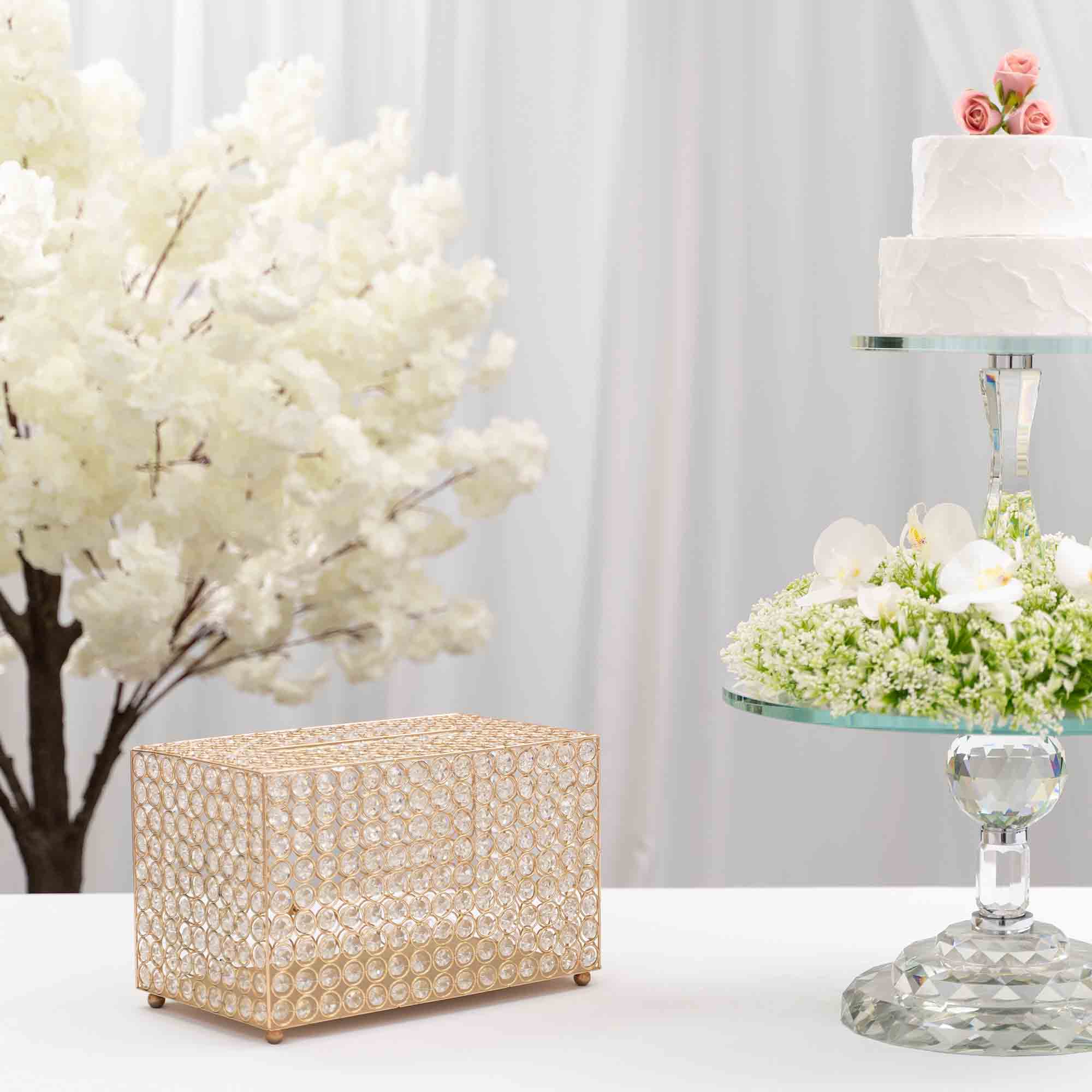 Events and Crafts | Crystal Money Box - Gold