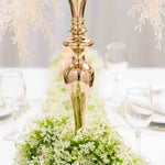 Sirena Floral Centerpiece - Gold Closeup