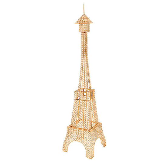 Crystal Beaded Eiffel Tower-Gold