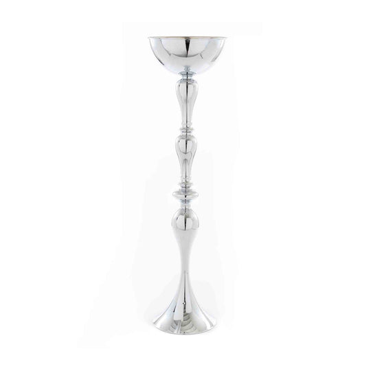 Mermaid Floral Stand Riser 30" - Silver