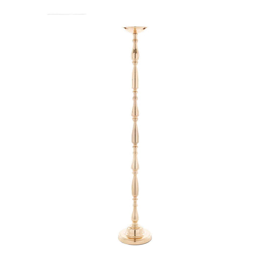 Piper Floral Riser 49.25 Inches Tall - Gold