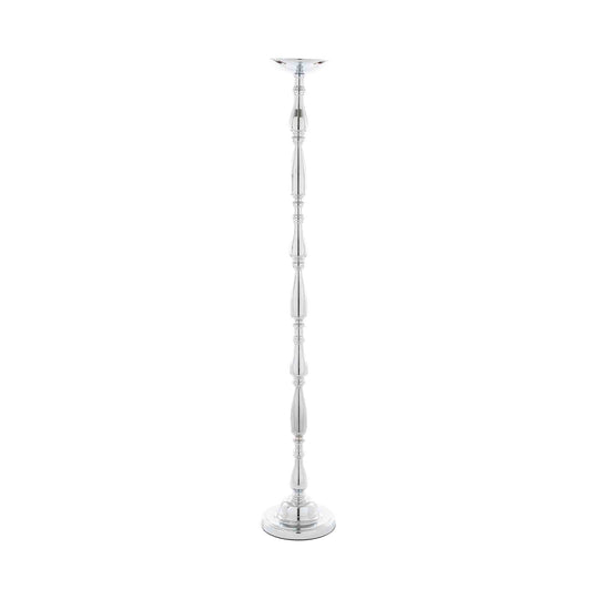 Piper Floral Riser 49.25 Inches Tall - Silver