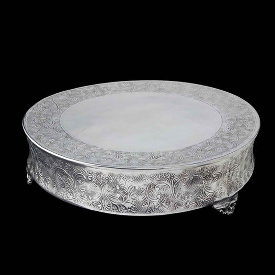 Metal Cake Stand Silver