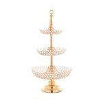 Crystal Treat Stand - Gold