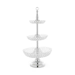 Crystal Treat Stand - Silver