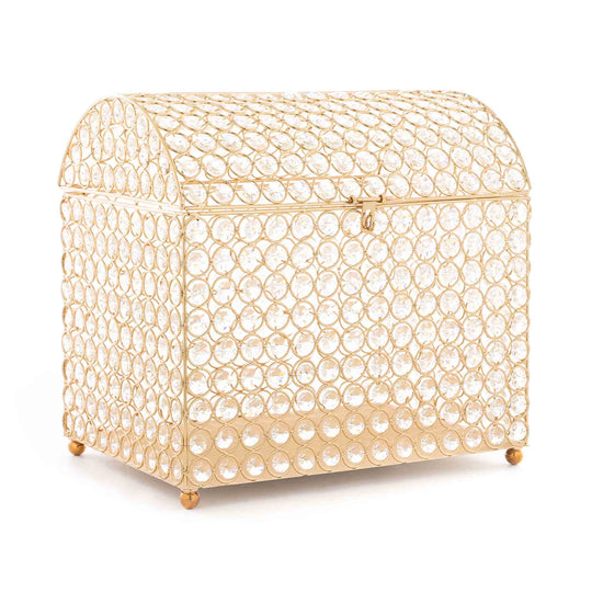 Crystal Envelope Box - Gold