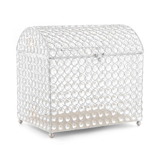 Crystal Envelope Box - Silver