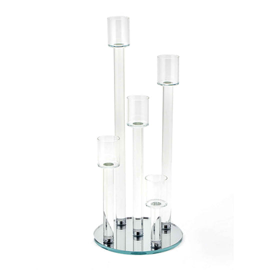 5 Arm Low Modern Candelabra