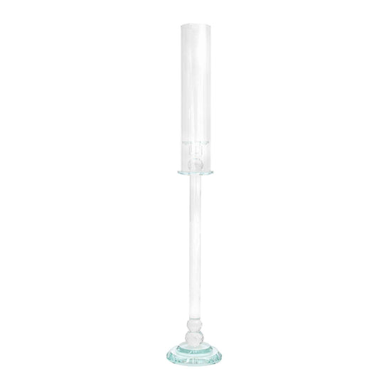 Single Arm Glass Candle Holder 42.5"