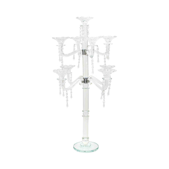 Crystal Candelabra, Nine Arm 35"