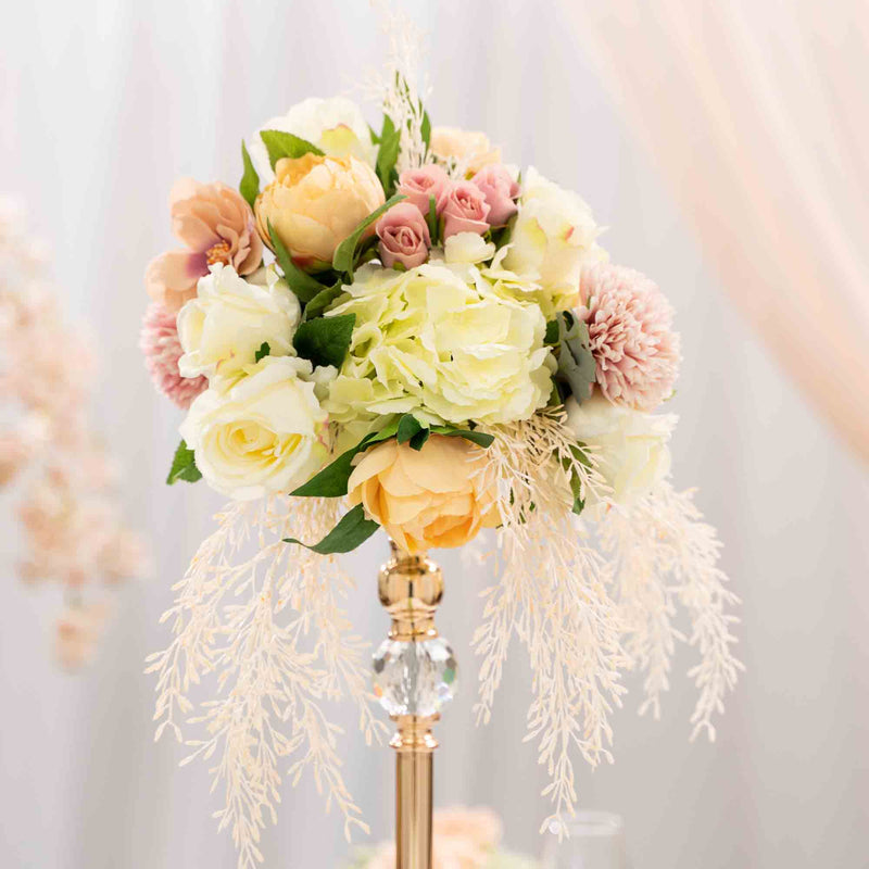 Classic Floral Riser - Gold with Flowers