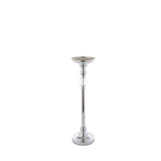 Classic Floral Riser 23.25" - Silver