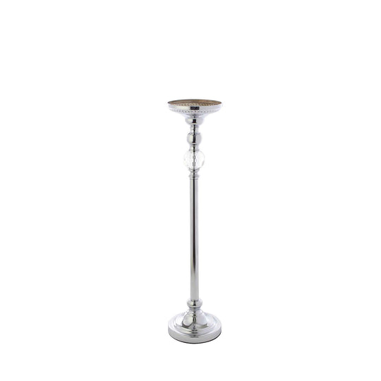Classic Floral Riser 26.75" - Silver